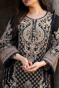 Imrozia Premium | Meeras Luxury Eid 25 | I-222 AQIQ M Black Organza