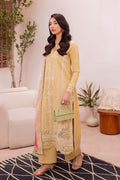 Neeshay | Symphony Luxury Lawn | DUNE XL Dust Yellow Lawn