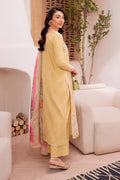 Neeshay | Symphony Luxury Lawn | DUNE S Dust Yellow Lawn