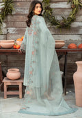 Zarqash | Belle Ame 24 | BL 009 BLEU VERT - Pakistani Designer Dress - by Zarqash | Type: Luxury - 100% Original at Saira Sultan