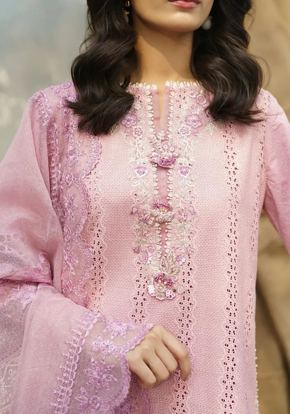 Zarqash | Belle Ame 24 | BL 003 La Rose - Pakistani Designer Dress - by Zarqash | Type: Luxury - 100% Original at Saira Sultan