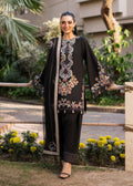 Fozia Khalid | Blossom Festive Lawn 25 | Black viola XS Black Lawn