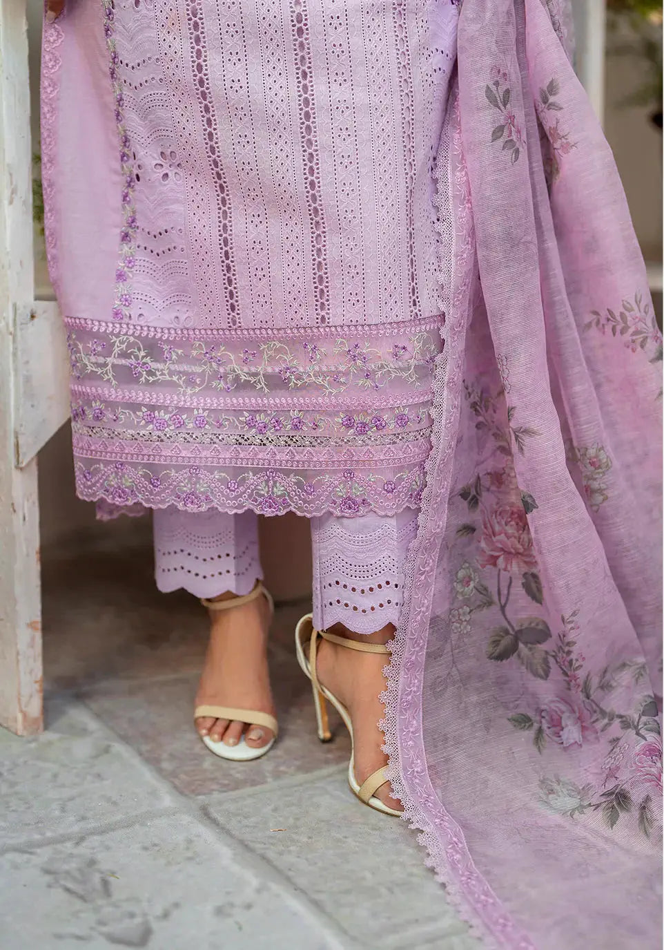 Zarqash | Belle Ame 24 | BL 005 Periwinkle - Pakistani Designer Dress - by Zarqash | Type: Luxury - 100% Original at Saira Sultan