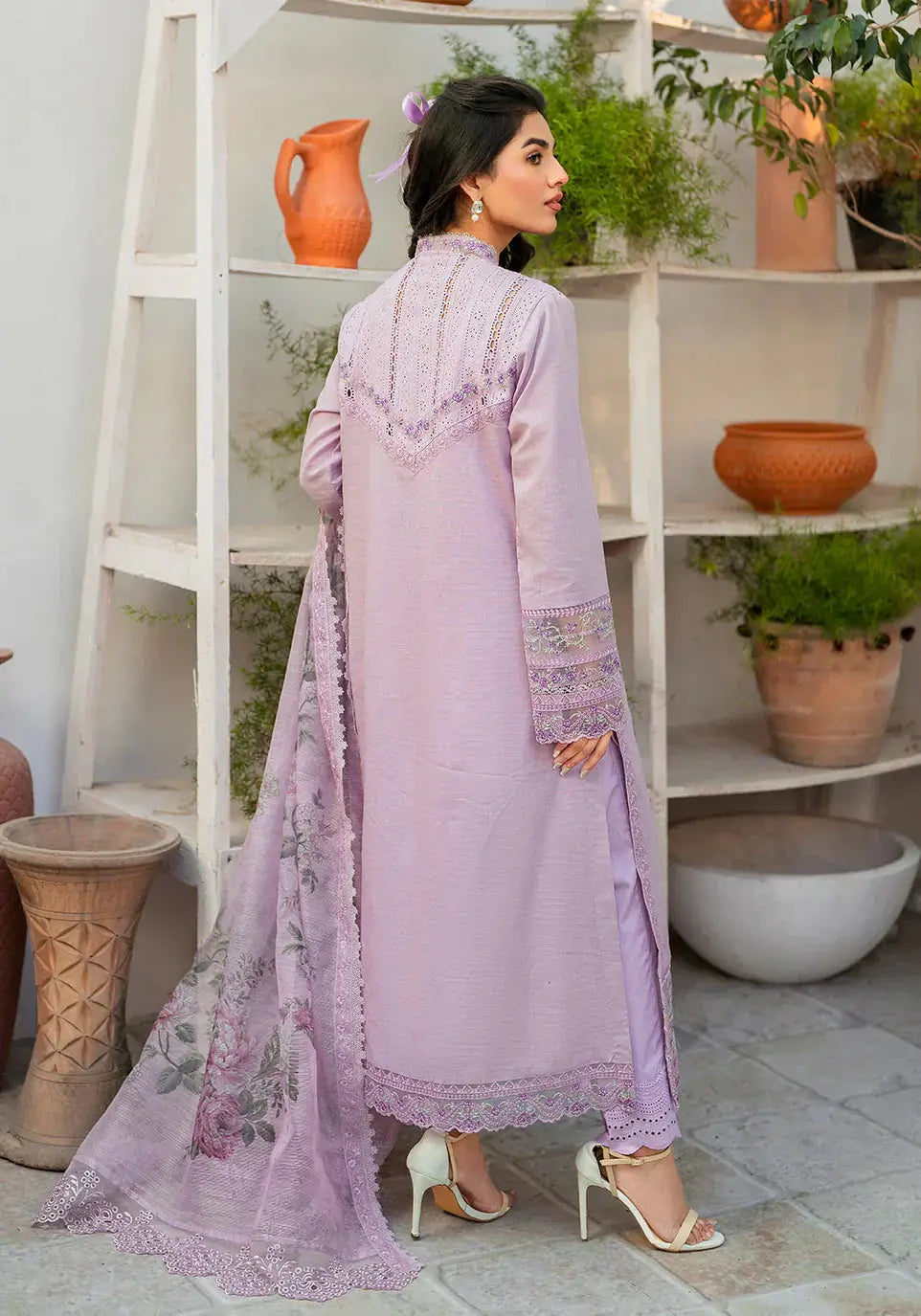 Zarqash | Belle Ame 24 | BL 005 Periwinkle - Pakistani Designer Dress - by Zarqash | Type: Luxury - 100% Original at Saira Sultan