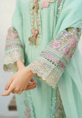 Zarqash | Belle Ame 24 | BL 006 Aqua Blue - Pakistani Designer Dress - by Zarqash | Type: Luxury - 100% Original at Saira Sultan