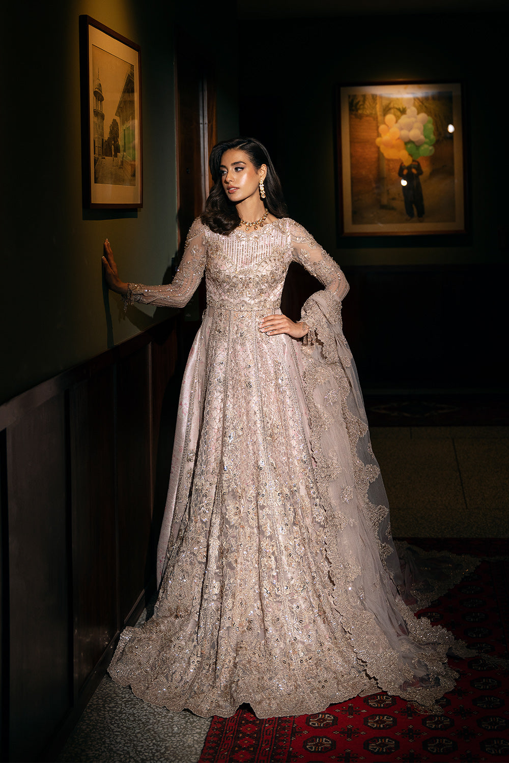 Saira Rizwan | Festive Formals 24 | RIGEL-SRF-D-03 XS Off White Net