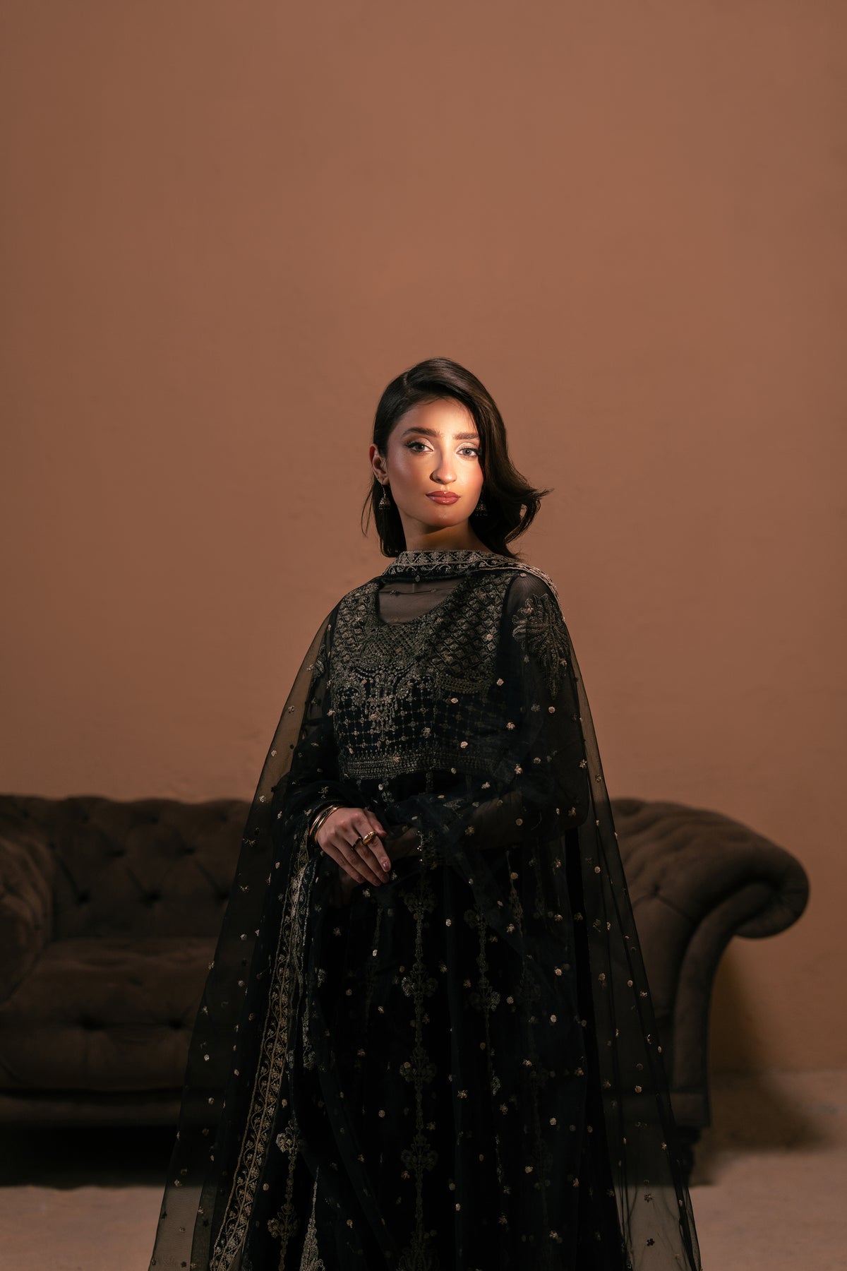 Malook | Rashq e Qamar | Reya L Black Organza