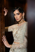 Saira Rizwan | Festive Formals 24 | LUCENT-SRF-D-02 L Silver Net