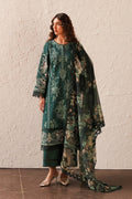 Afrozeh | Chikankari Lawn 24 | Viridian - Pakistani Designer Dress - by Afrozeh | Type: Luxury - 100% Original at Saira Sultan