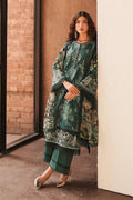 Afrozeh | Chikankari Lawn 24 | Viridian - Pakistani Designer Dress - by Afrozeh | Type: Luxury - 100% Original at Saira Sultan