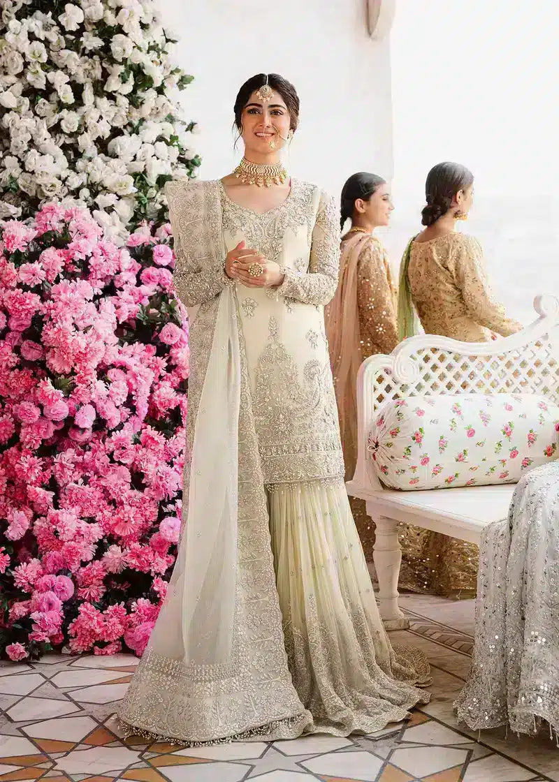Akbar Aslam | Shadmani Luxury Formals 23 | Nahla - Pakistani Designer Dress - by Akbar Aslam | Type: Bridal - 100% Original at Saira Sultan