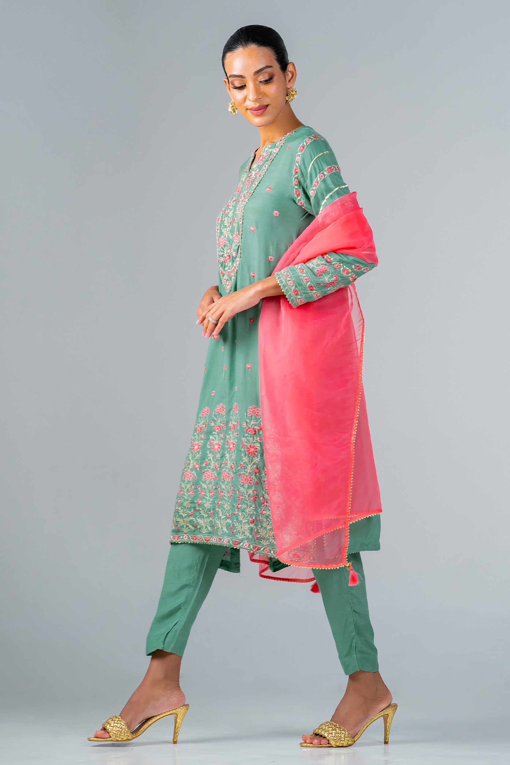 Ego | Diva Premium | NURA 3 PIECE XL Mint Green Silk