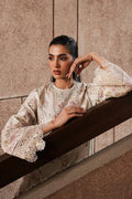 Afrozeh | Chikankari Lawn 24 | Gypsum - Pakistani Designer Dress - by Afrozeh | Type: Luxury - 100% Original at Saira Sultan