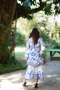 Erum Khan | Nue 25 | Ocean Harmony S Off White Charmeuse Silk