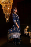 Al Karam | Festive Summer 25 | A-10 L Navy Blue Lawn
