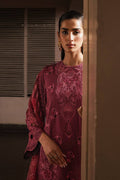 Afrozeh | Chikankari Lawn 24 | Cordovan - Pakistani Designer Dress - by Afrozeh | Type: Luxury - 100% Original at Saira Sultan