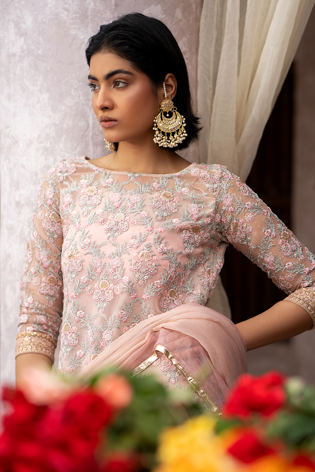 Erum Khan | Sakhiyan Formals | KAMAL - Pakistani Designer Dress - by Erum Khan | Type: Formal - 100% Original at Saira Sultan
