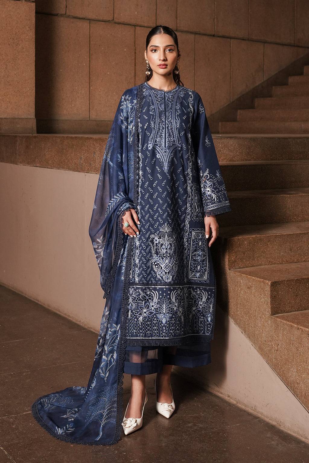 Afrozeh | Chikankari Lawn 24 | Capri - Pakistani Designer Dress - by Afrozeh | Type: Luxury - 100% Original at Saira Sultan