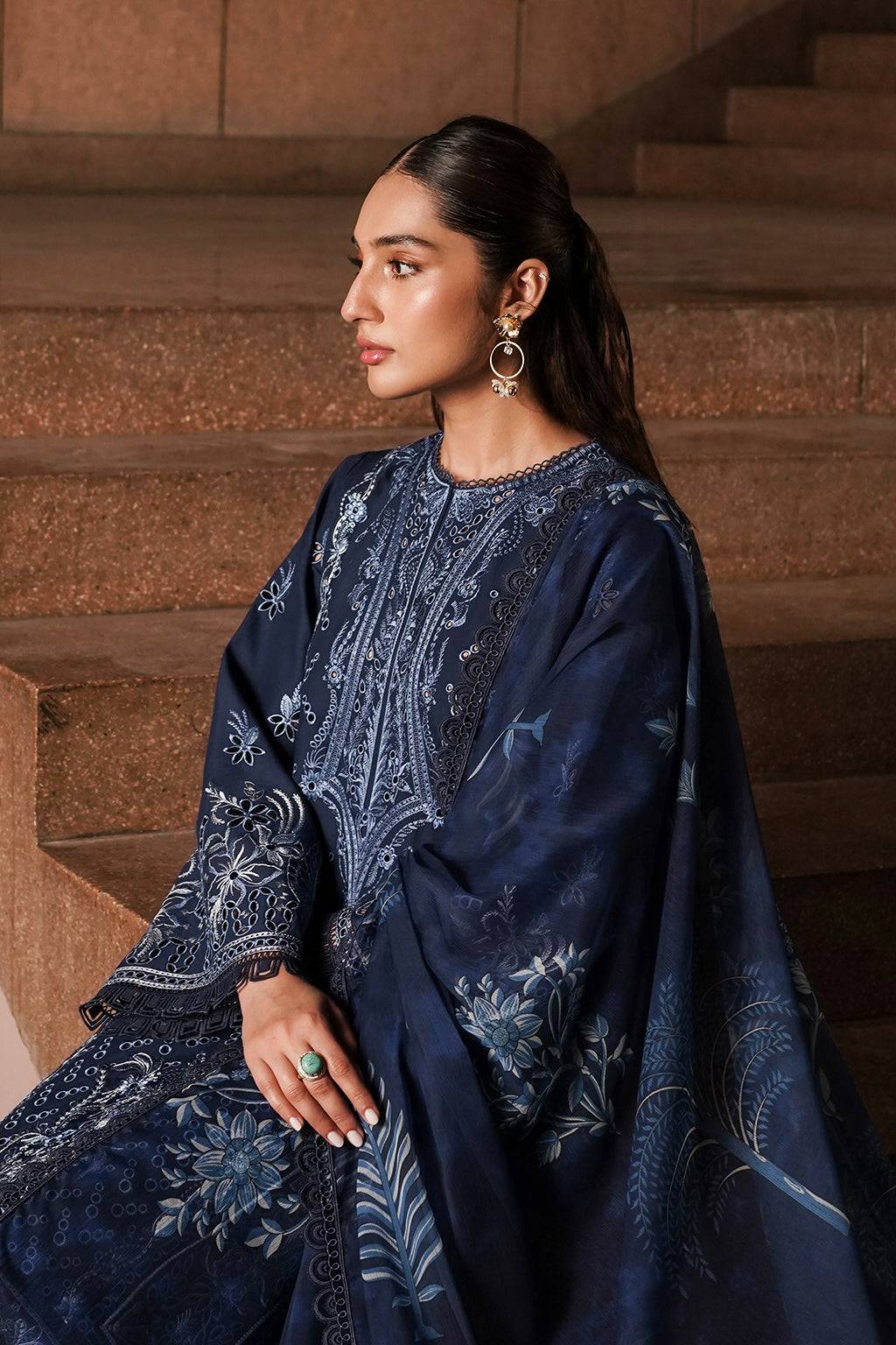 Afrozeh | Chikankari Lawn 24 | Capri - Pakistani Designer Dress - by Afrozeh | Type: Luxury - 100% Original at Saira Sultan