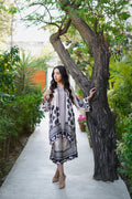 Erum Khan | Nue 25 | Royal Mirage M Mauve Charmeuse Silk