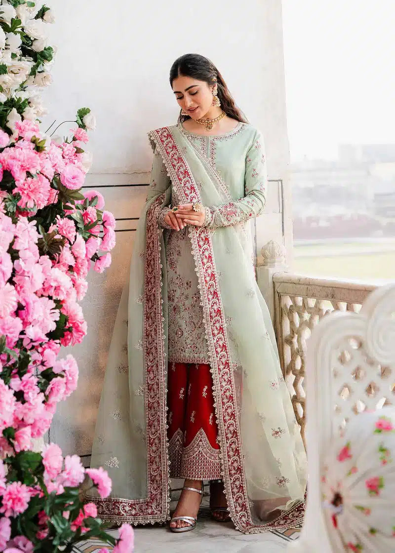 Akbar Aslam | Shadmani Luxury Formals 23 | Zari - Pakistani Designer Dress - by Akbar Aslam | Type: Bridal - 100% Original at Saira Sultan