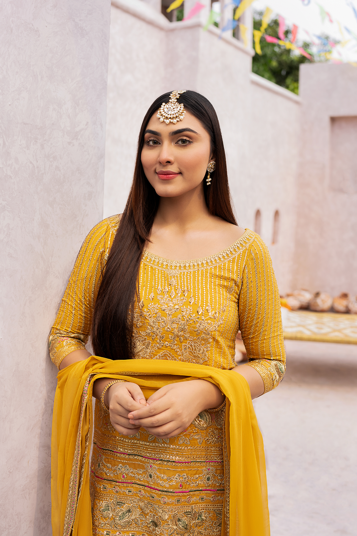 Erum Khan | Sakhiyan Formals | GENDA - Pakistani Designer Dress - by Erum Khan | Type: Formal - 100% Original at Saira Sultan
