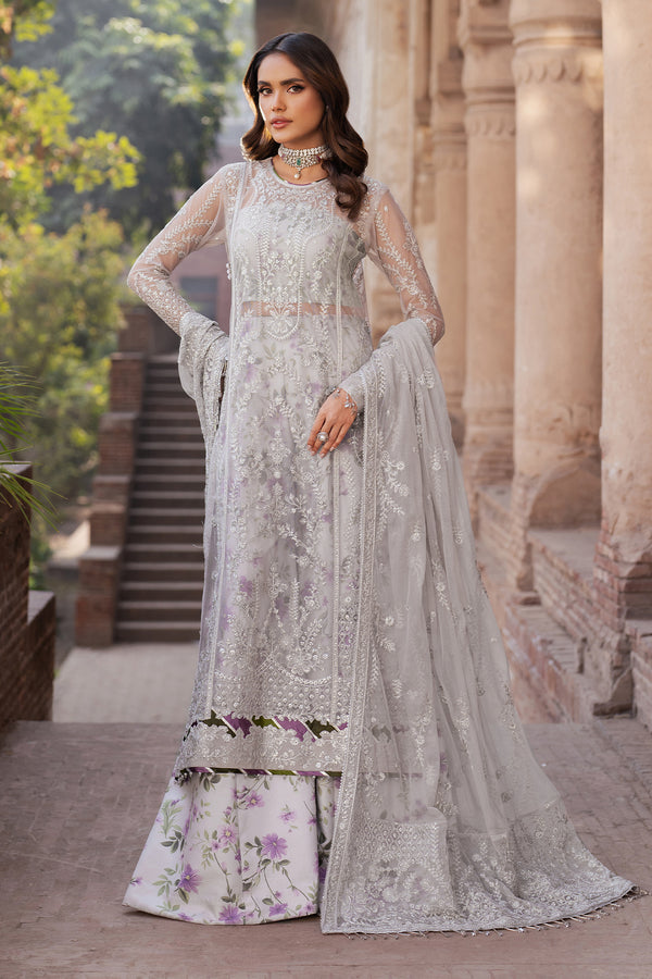 Zarif | Shehnai Luxury Wedding Edit | BARSHA XS White Net