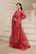 Maryams | Tabeer Luxury Collection | Alyzeh L Coral Pink Organza
