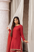Erum Khan | Sakhiyan Formals | GULAB - Pakistani Designer Dress - by Erum Khan | Type: Formal - 100% Original at Saira Sultan