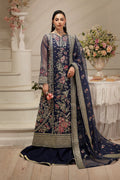 Maryams | Tabeer Luxury Collection | Naqsh XS Navy Organza