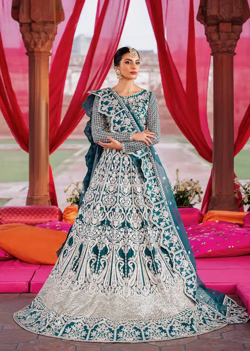 Akbar Aslam | Shadmani Luxury Formals 23 | Roshan - Pakistani Designer Dress - by Akbar Aslam | Type: Bridal - 100% Original at Saira Sultan