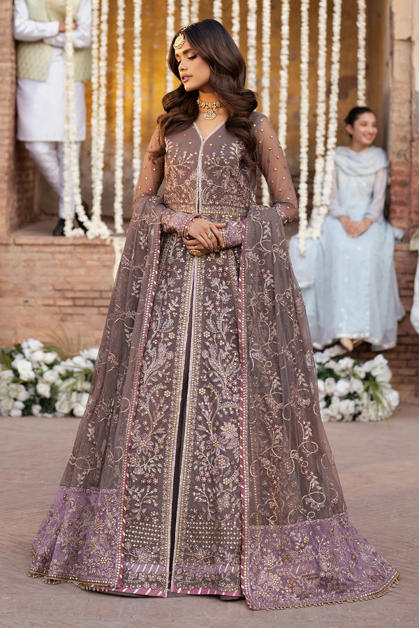Zarif | Shehnai Luxury Wedding Edit | NOOR Custom Size Gray Net