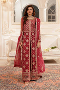 Maryams | Tabeer Luxury Collection | Nazneen XS Deep Red Organza