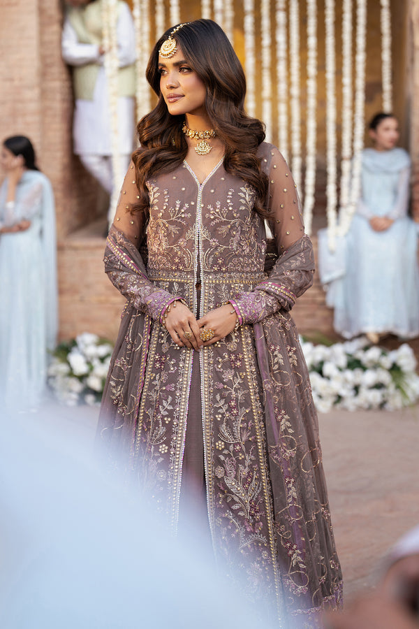 Zarif | Shehnai Luxury Wedding Edit | NOOR XL Gray Net