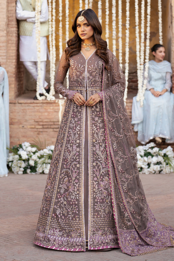 Zarif | Shehnai Luxury Wedding Edit | NOOR XS Gray Net