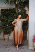 Erum Khan | Nue 25 | Sunset Dusk L Omber Cotton Net