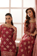 Maryams | Tabeer Luxury Collection | Nazneen Custom Size Deep Red Organza