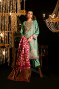 AlKaram | Festive Summer 25 | FC-9D-25-Sage XS Sage Green Silk