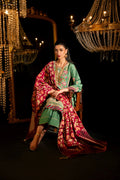 AlKaram | Festive Summer 25 | FC-9D-25-Sage XL Sage Green Silk