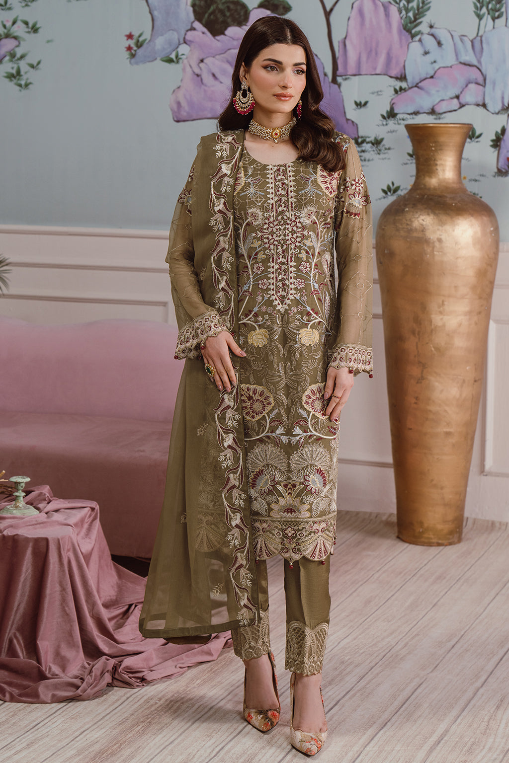 Ramsha | Ramsha Collection | F-2510 - Pakistani Designer Dress - by Ramsha - Type : Ladies Clothes - 100% Original at Saira Sultan