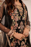 Maryams | Tabeer Luxury Collection | Arzoo M Black Organza
