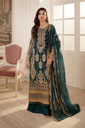 Maryams | Tabeer Luxury Collection | Nayyab XL Teal Green Organza