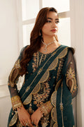 Maryams | Tabeer Luxury Collection | Nayyab L Teal Green Organza
