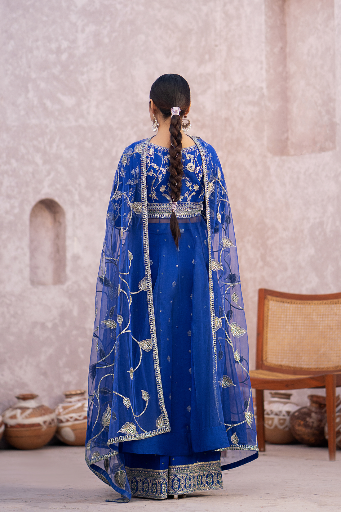 Erum Khan | Sakhiyan Formals | NARGIS - Pakistani Designer Dress - by Erum Khan | Type: Formal - 100% Original at Saira Sultan