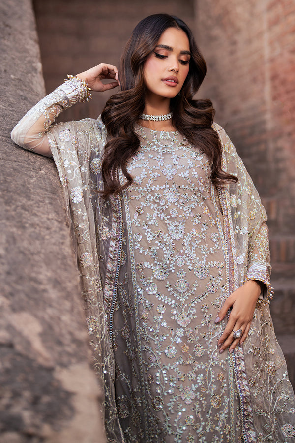 Zarif | Shehnai Luxury Wedding Edit | DOORIYA L Gray Net