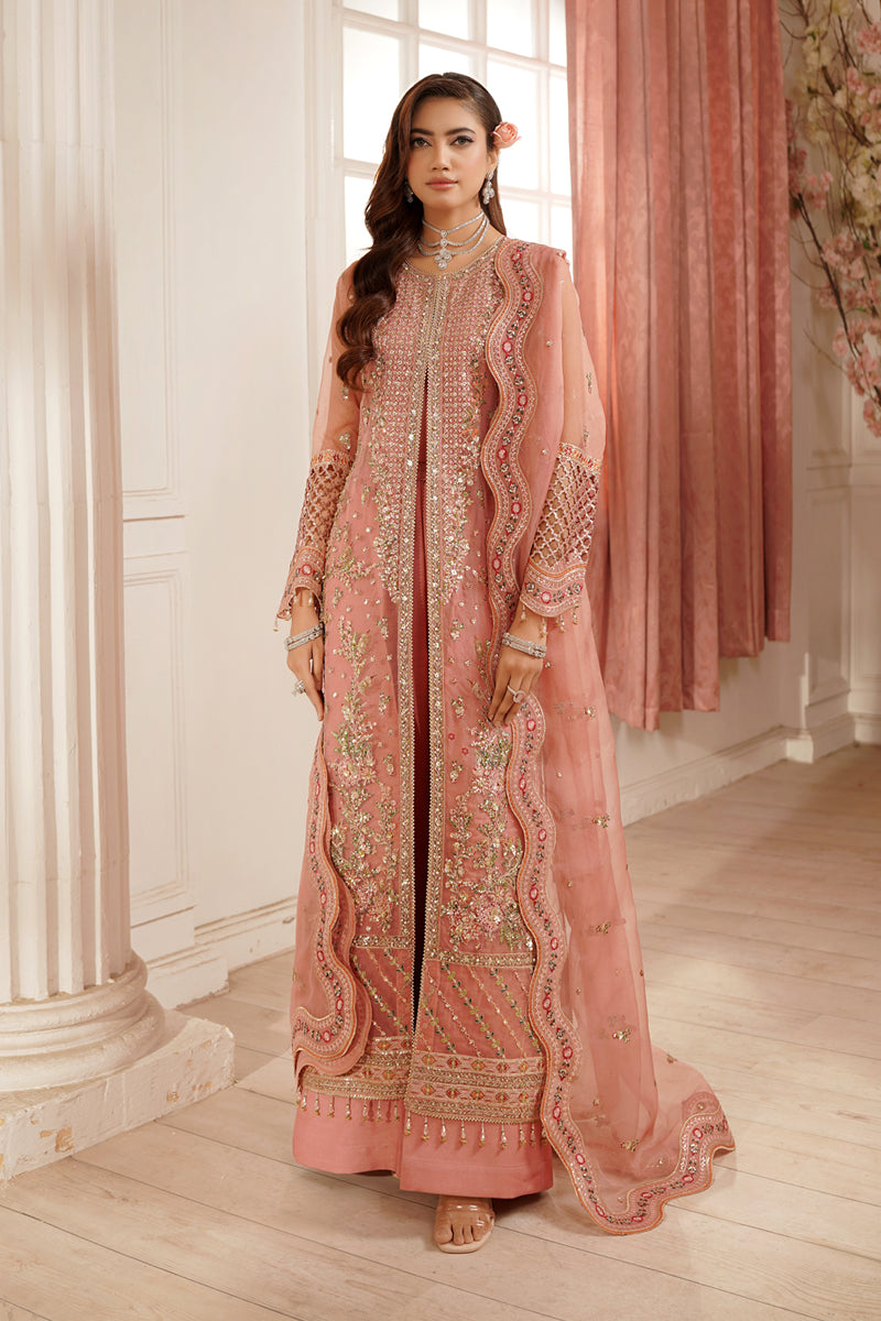 Maryams | Tabeer Luxury Collection | Sibel XS Soft Pink Organza