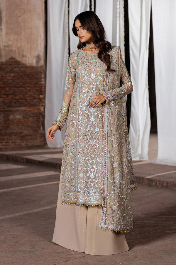 Zarif | Shehnai Luxury Wedding Edit | DOORIYA Custom Size Gray Net