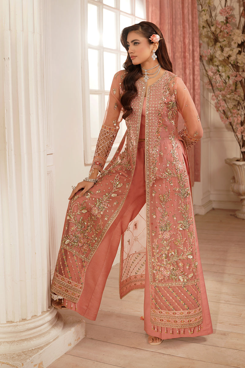Maryams | Tabeer Luxury Collection | Sibel XL Soft Pink Organza