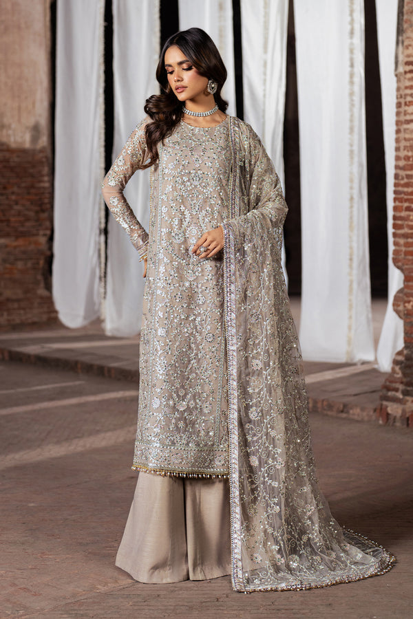 Zarif | Shehnai Luxury Wedding Edit | DOORIYA XS Gray Net