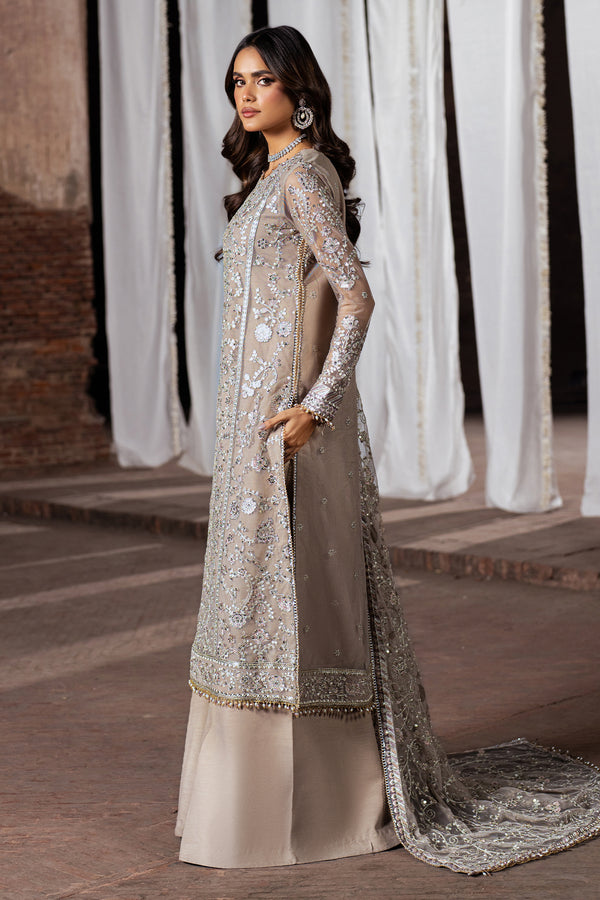 Zarif | Shehnai Luxury Wedding Edit | DOORIYA XL Gray Net